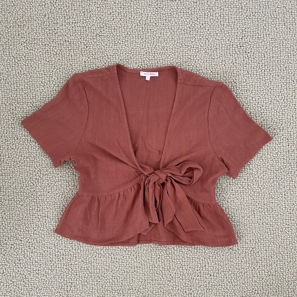 Lottie Moss Tie Top in size XS